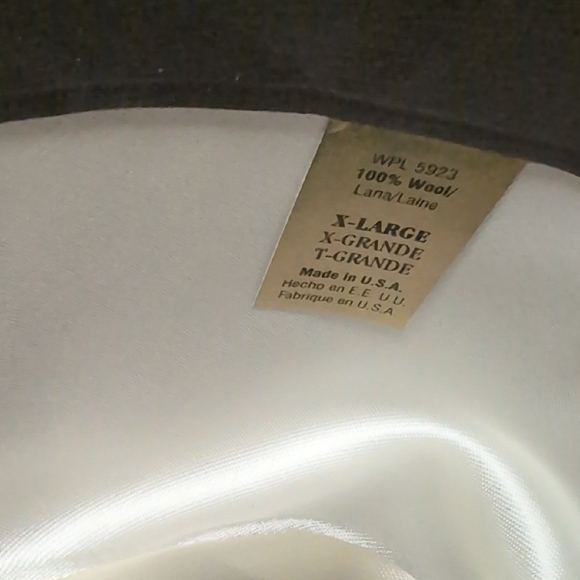 Brown Fedora Hat with Feather Accent - Picture 4 of 6